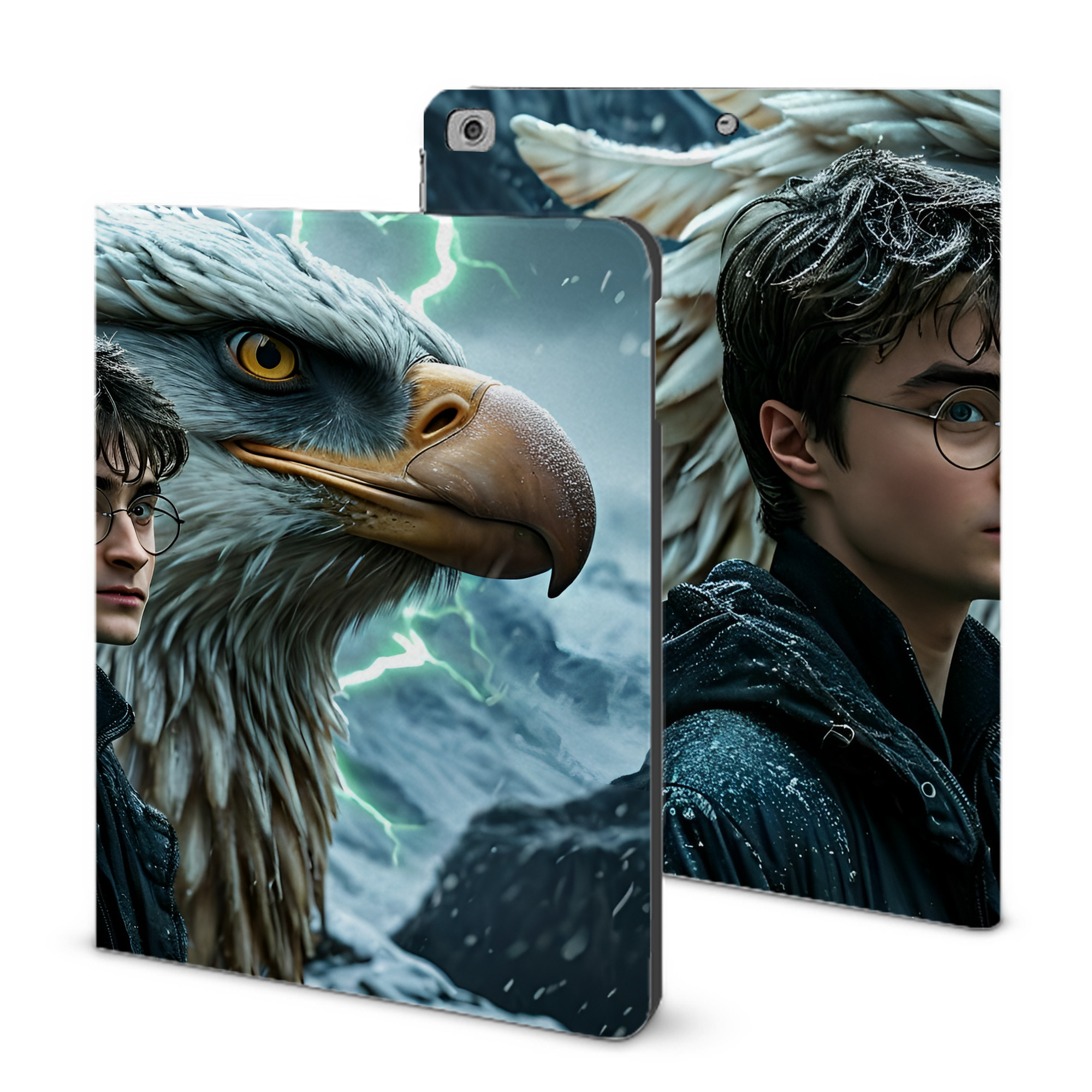 （画像用） Harry Potter ハリー・ポッターシリーズ IPad ケース ブック型 PUレザー TPU 耐衝撃 軽量 薄型 ペン収納なし 全面保護 IPad 各モデル対応